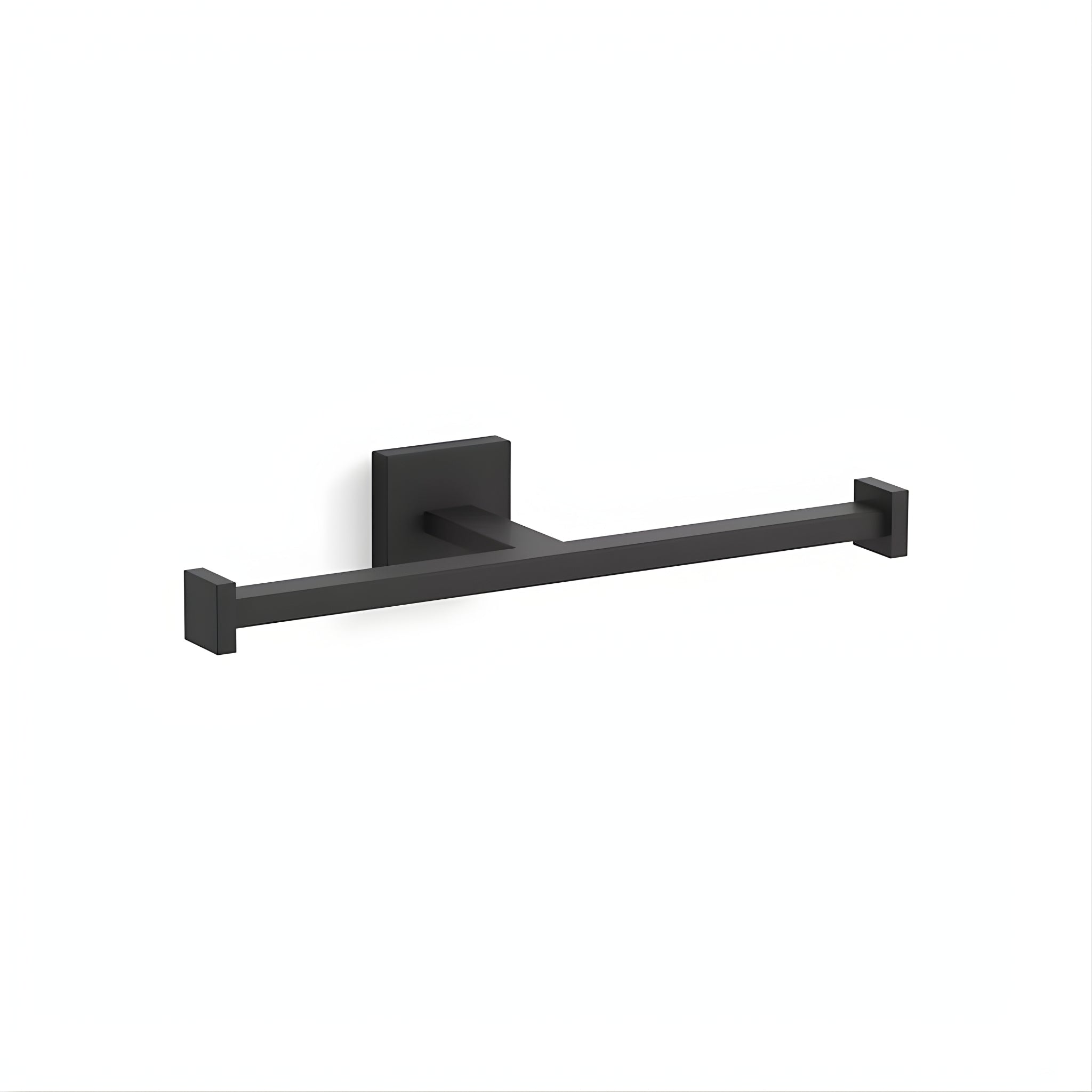KOHLER SQUARE DOUBLE TOILET PAPER HOLDER 268MM MATTE BLACK