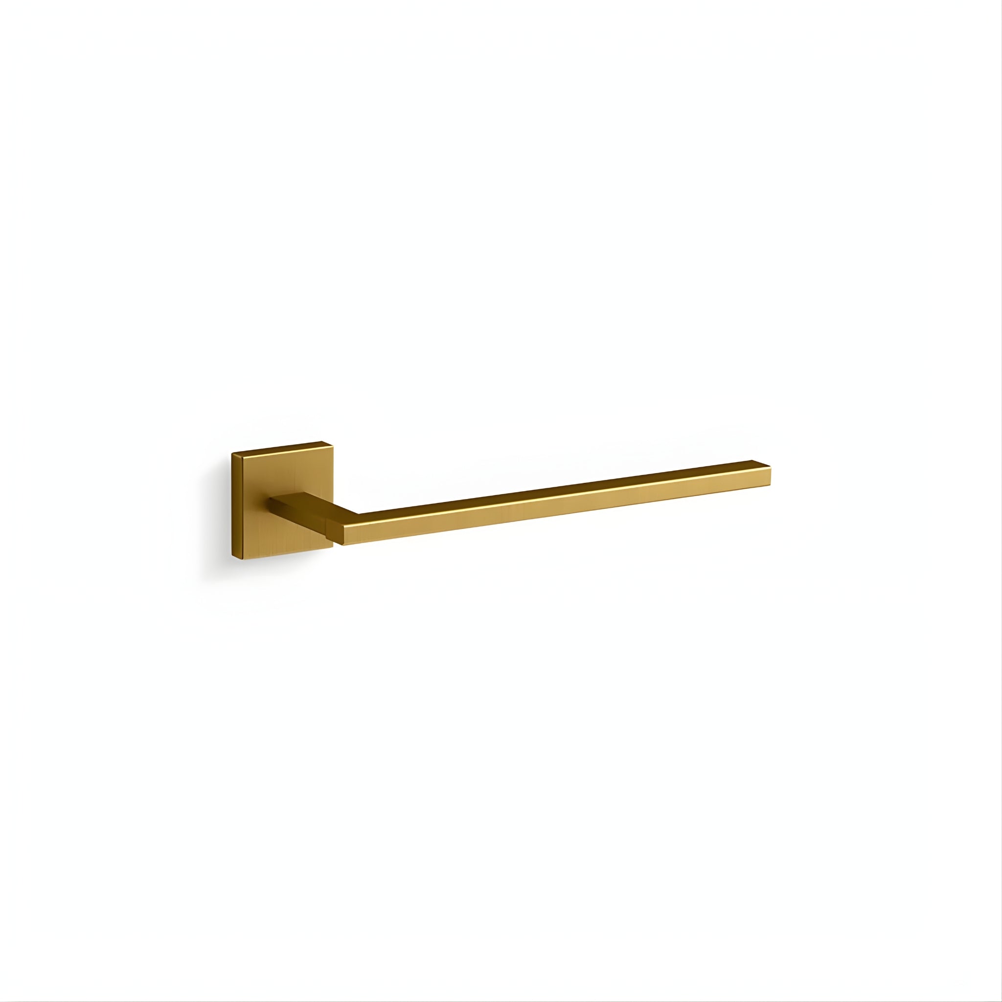 KOHLER SQUARE TOWEL ARM 254MM BRUSHED BRASS