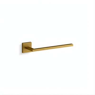 KOHLER SQUARE TOWEL ARM 254MM BRUSHED BRASS