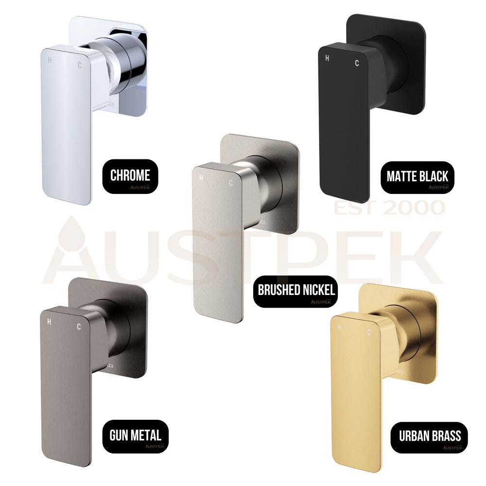 FIENZA TONO LEAD FREE WALL MIXER SQUARE PLATE URBAN BRASS