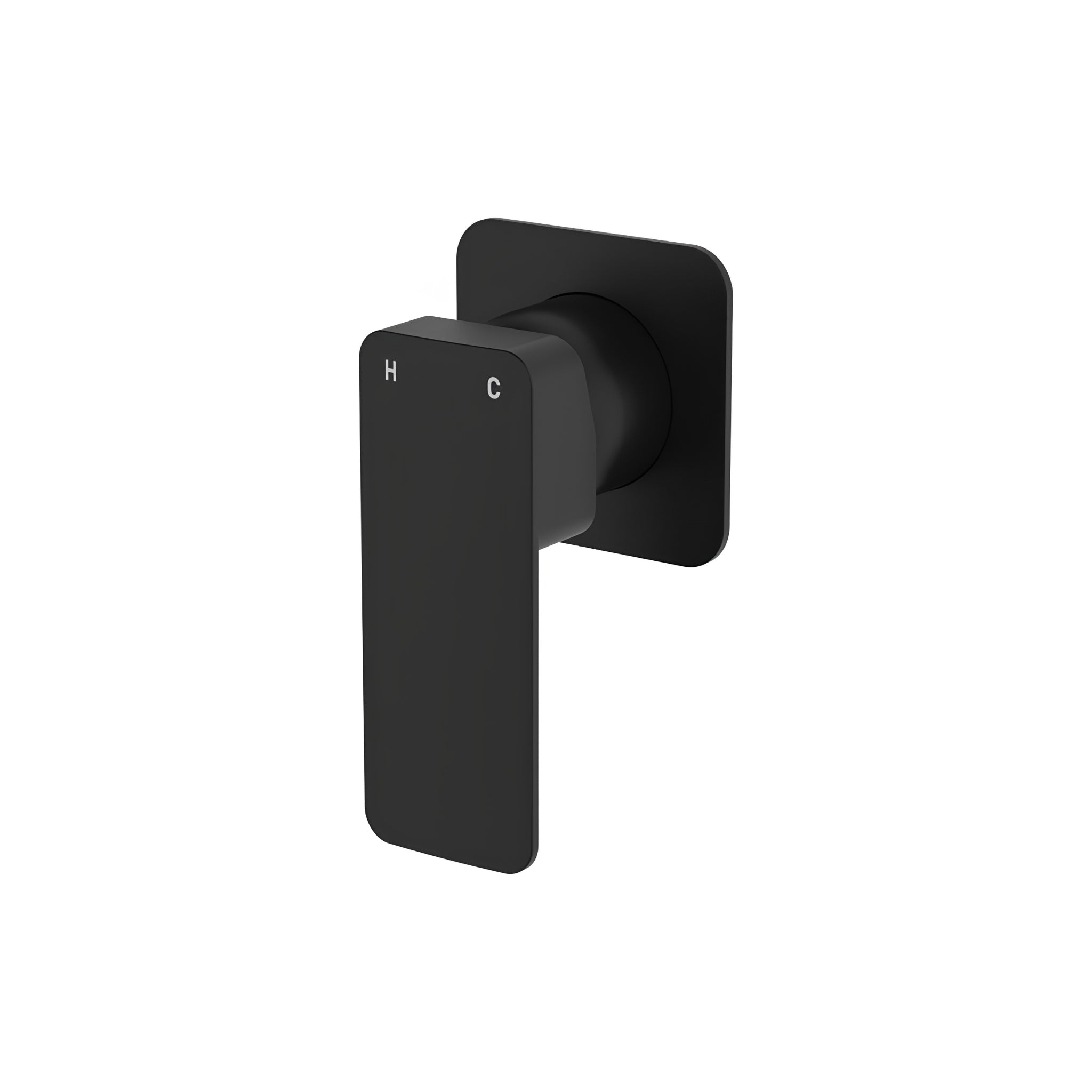 FIENZA TONO LEAD FREE WALL MIXER SQUARE PLATE MATTE BLACK