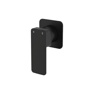 FIENZA TONO WALL MIXER SQUARE PLATE MATTE BLACK