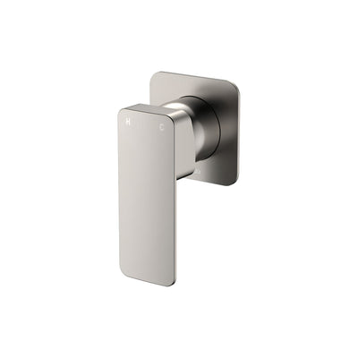 FIENZA TONO LEAD FREE WALL MIXER SQUARE PLATE BRUSHED NICKEL