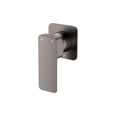 FIENZA TONO LEAD FREE WALL MIXER SQUARE PLATE GUN METAL