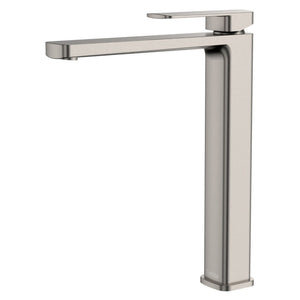 FIENZA TONO TALL BASIN MIXER 287MM BRUSHED NICKEL