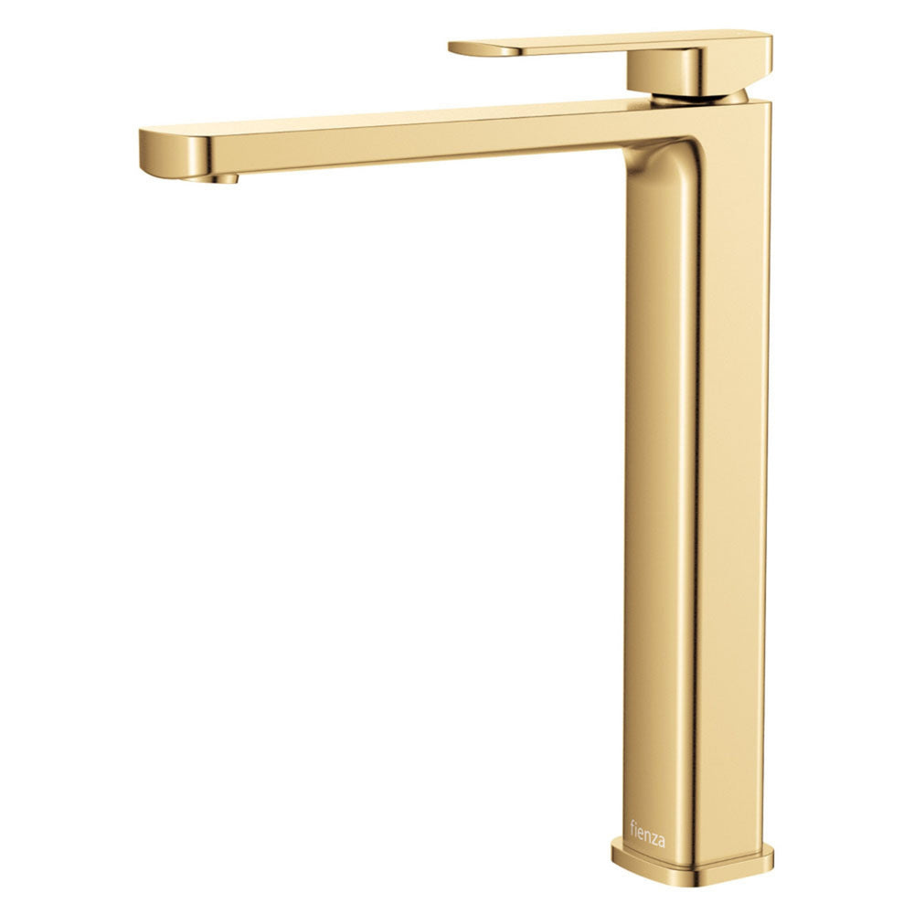 FIENZA TONO TALL BASIN MIXER 287MM URBAN BRASS