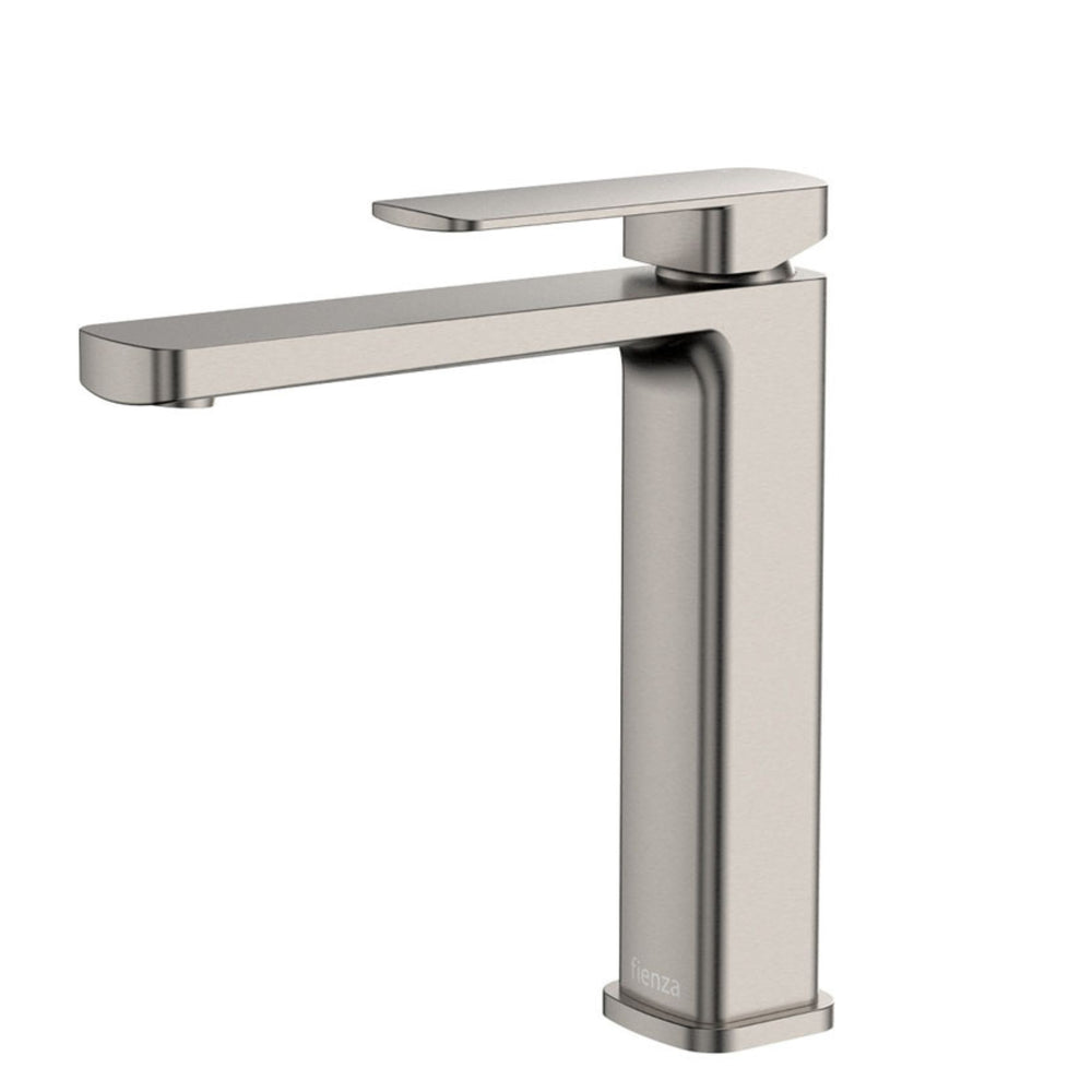 FIENZA TONO BASIN MIXER 207MM BRUSHED NICKEL