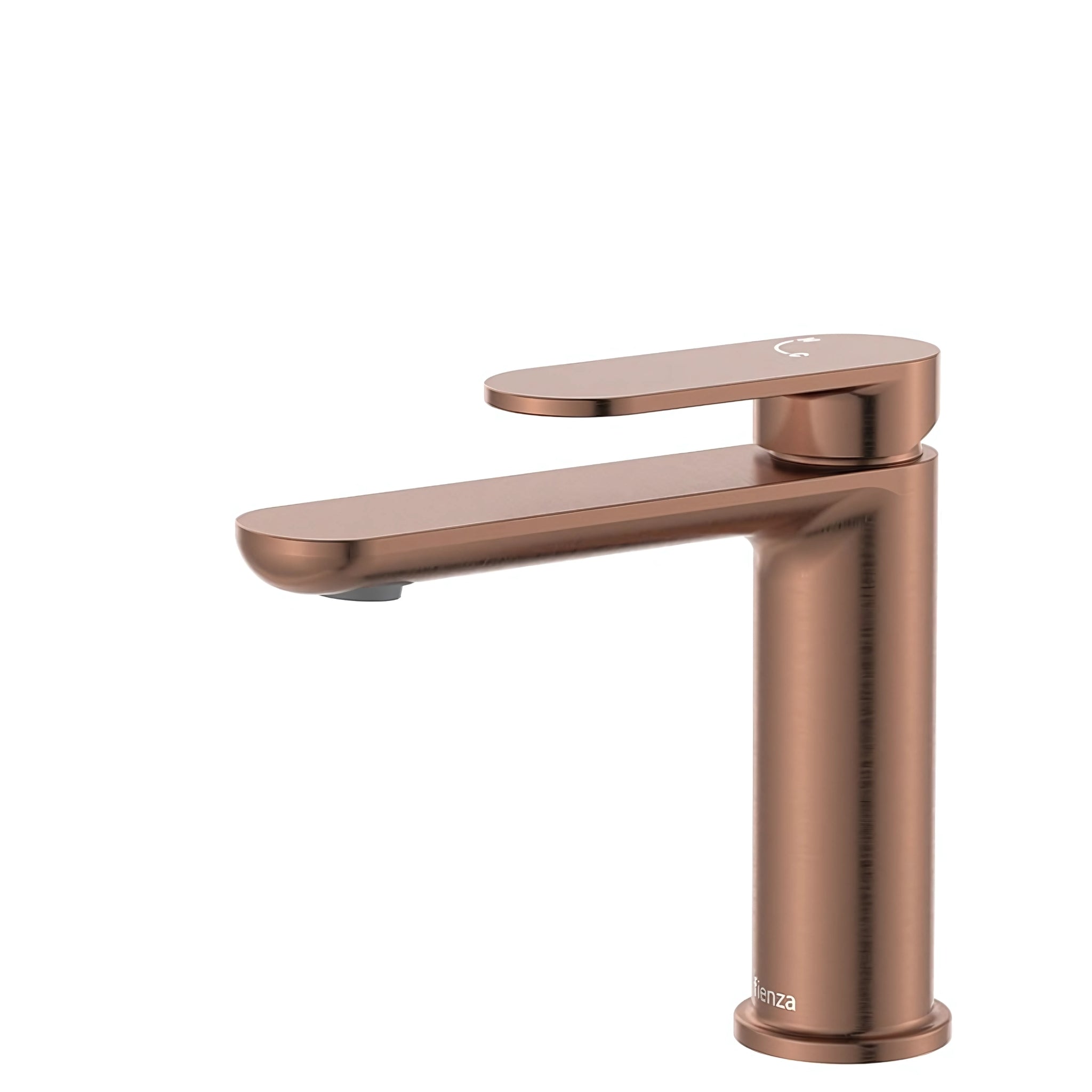 FIENZA EMPIRE SLIM BASIN MIXER 153MM BRUSHED COPPER