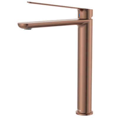 FIENZA EMPIRE CARE TALL BASIN MIXER 260MM BRUSHED COPPER