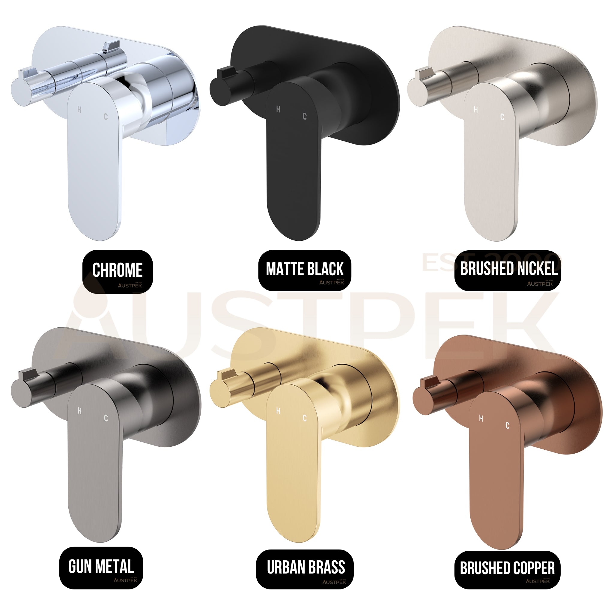 FIENZA EMPIRE SLIM LEAD FREE WALL DIVERTER MIXER LARGE OVAL PLATE 150MM BRUSHED NICKEL