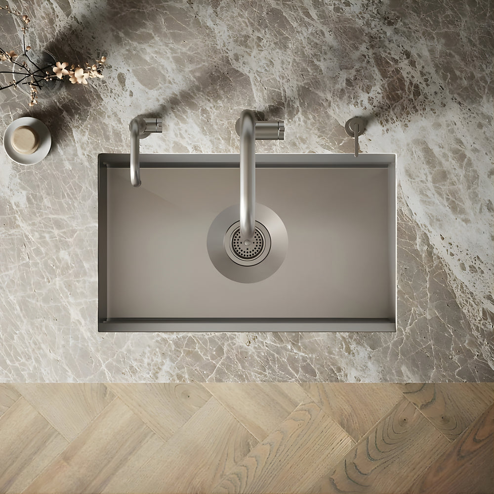 KOHLER PROLIFIC UNDERMOUNT WORKSTATION KITCHEN SINK STAINLESS STEEL 737MM