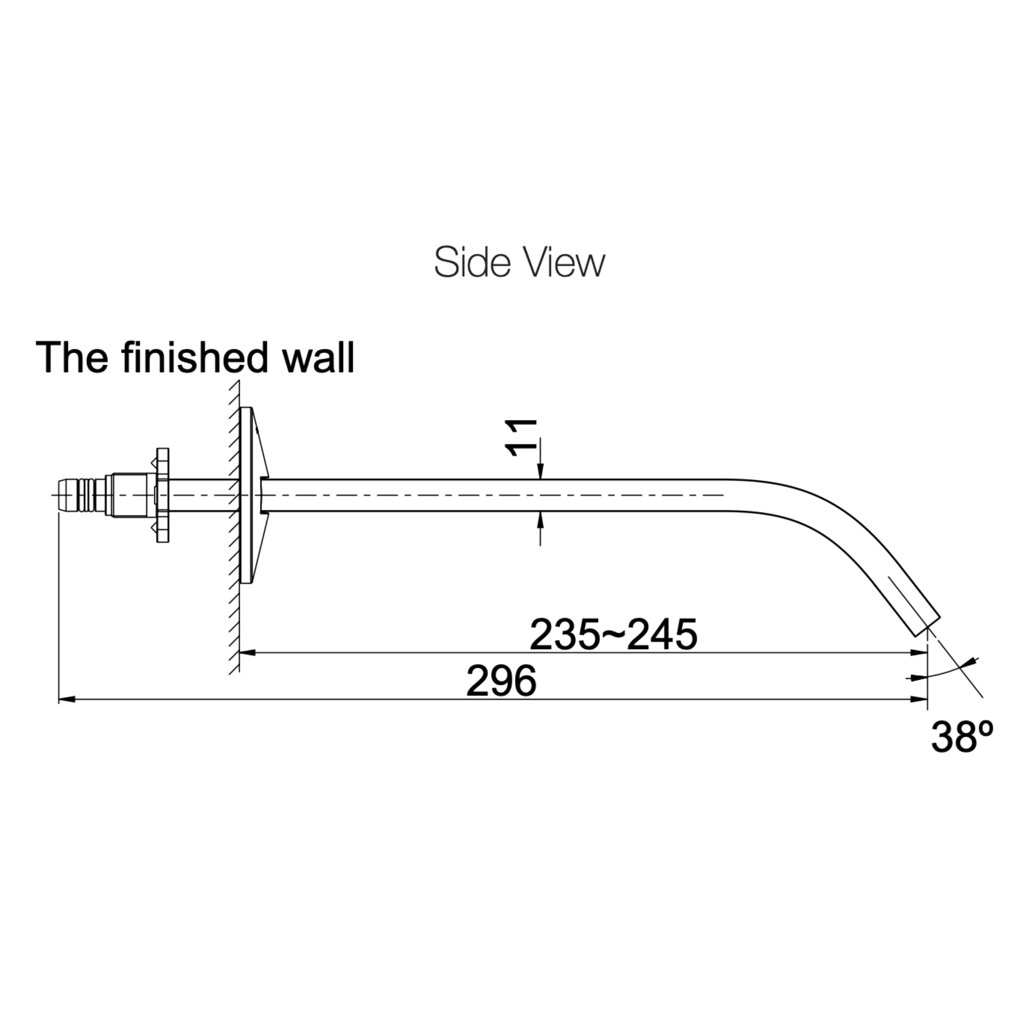KOHLER COMPONENTS BATH SPOUT CHROME