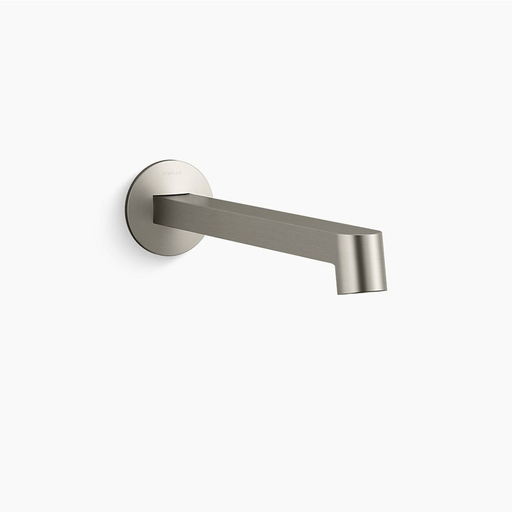 KOHLER COMPONENTS WALL MOUNT ROW BASIN SPOUT 245MM BRUSHED NICKEL