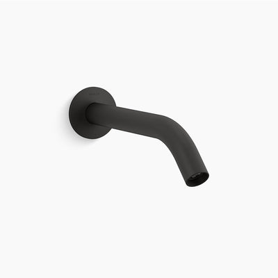 KOHLER COMPONENTS WALL MOUNT TUBE BASIN SPOUT 245MM MATTE BLACK