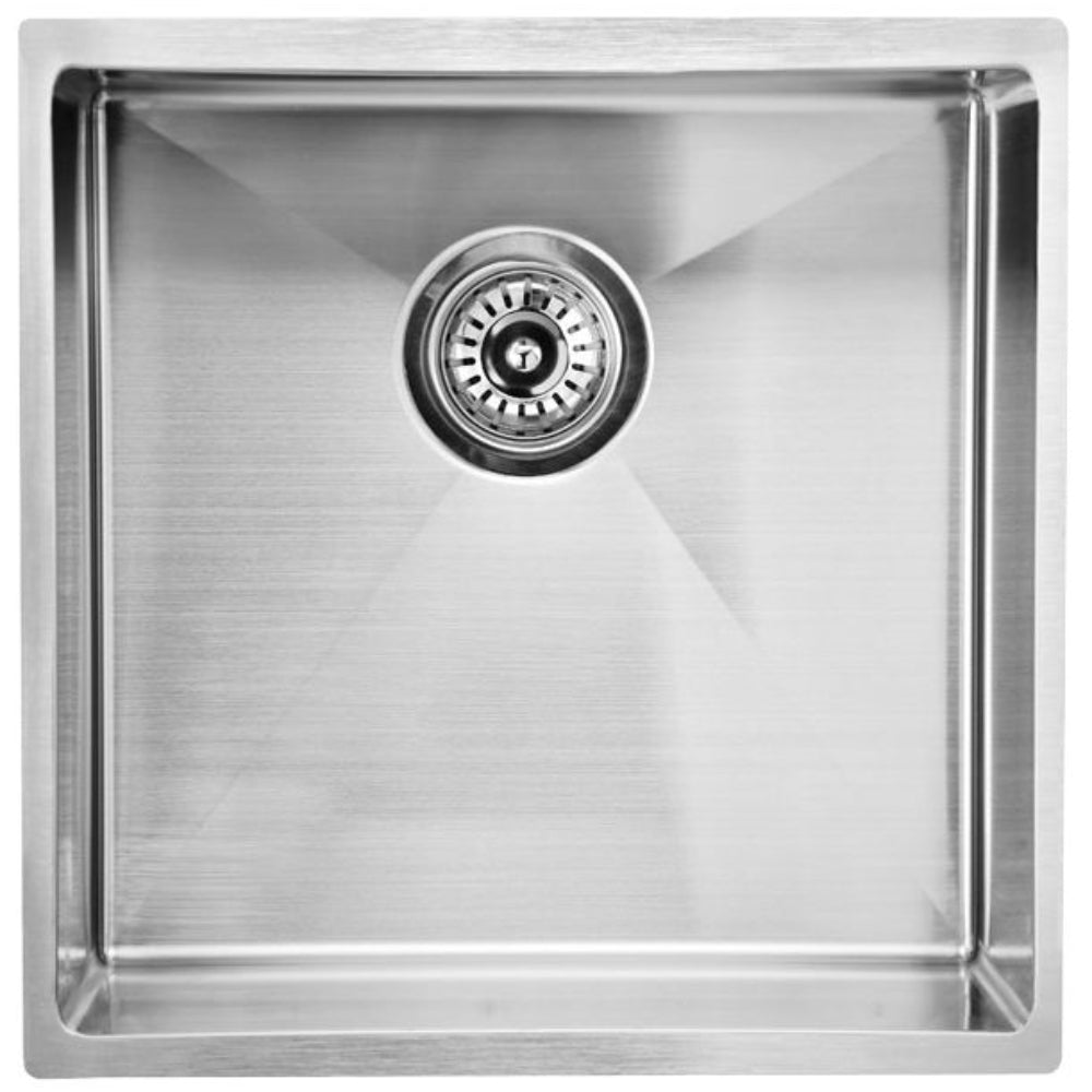 IKON EDEN SINGLE BOWL ABOVE / UNDERMOUNT SINK STAINLESS STEEL 400MM