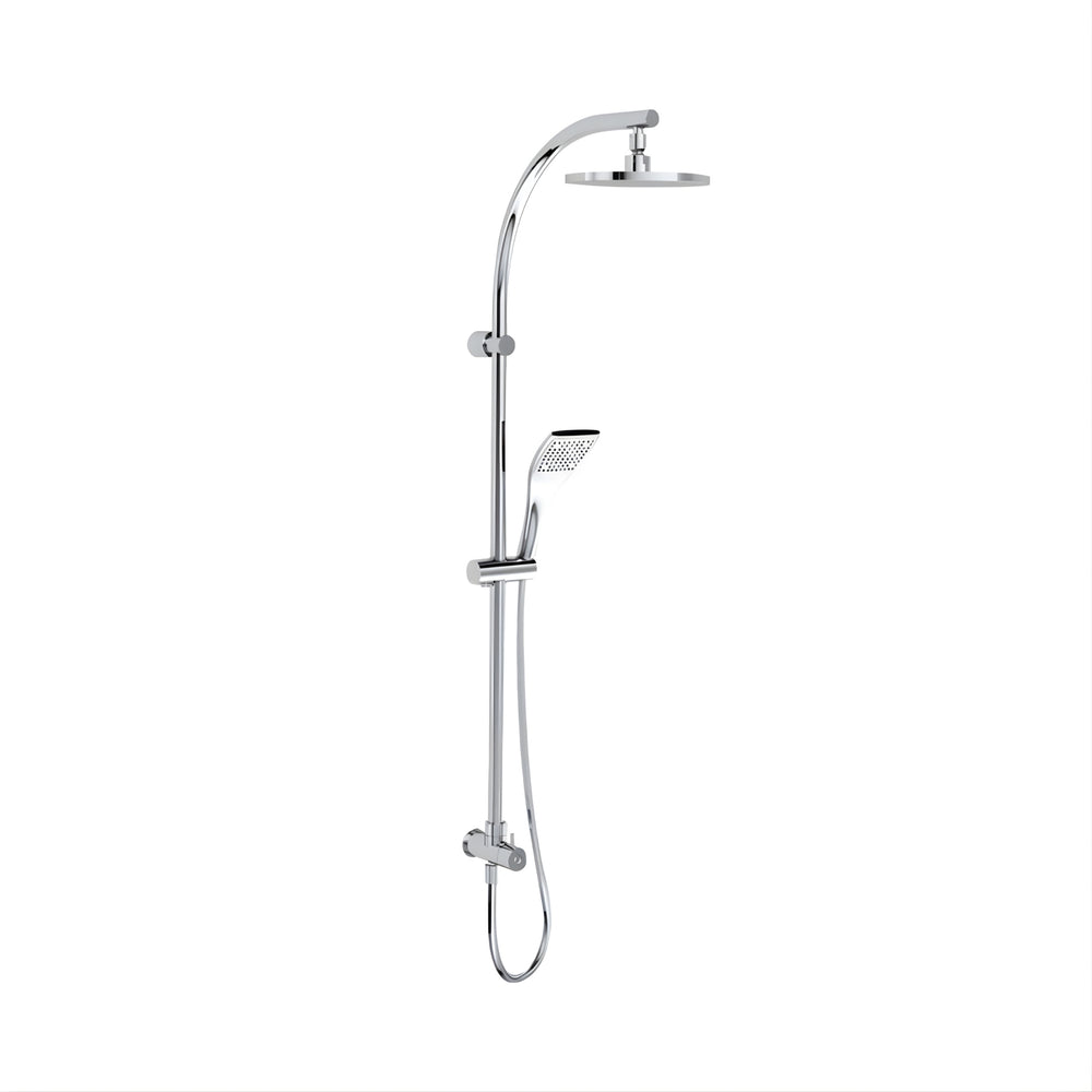 KOHLER RAIN DUET ROUND HEAD SHOWER SYSTEM CHROME