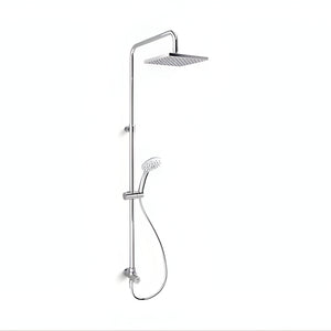 KOHLER RAIN DUET SQUARE HEAD SHOWER SYSTEM CHROME