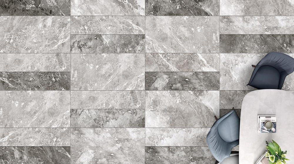 MUSES MISTERY DARK GREY MATTE 300X600MM RECTANGULAR TILE (PER BOX)