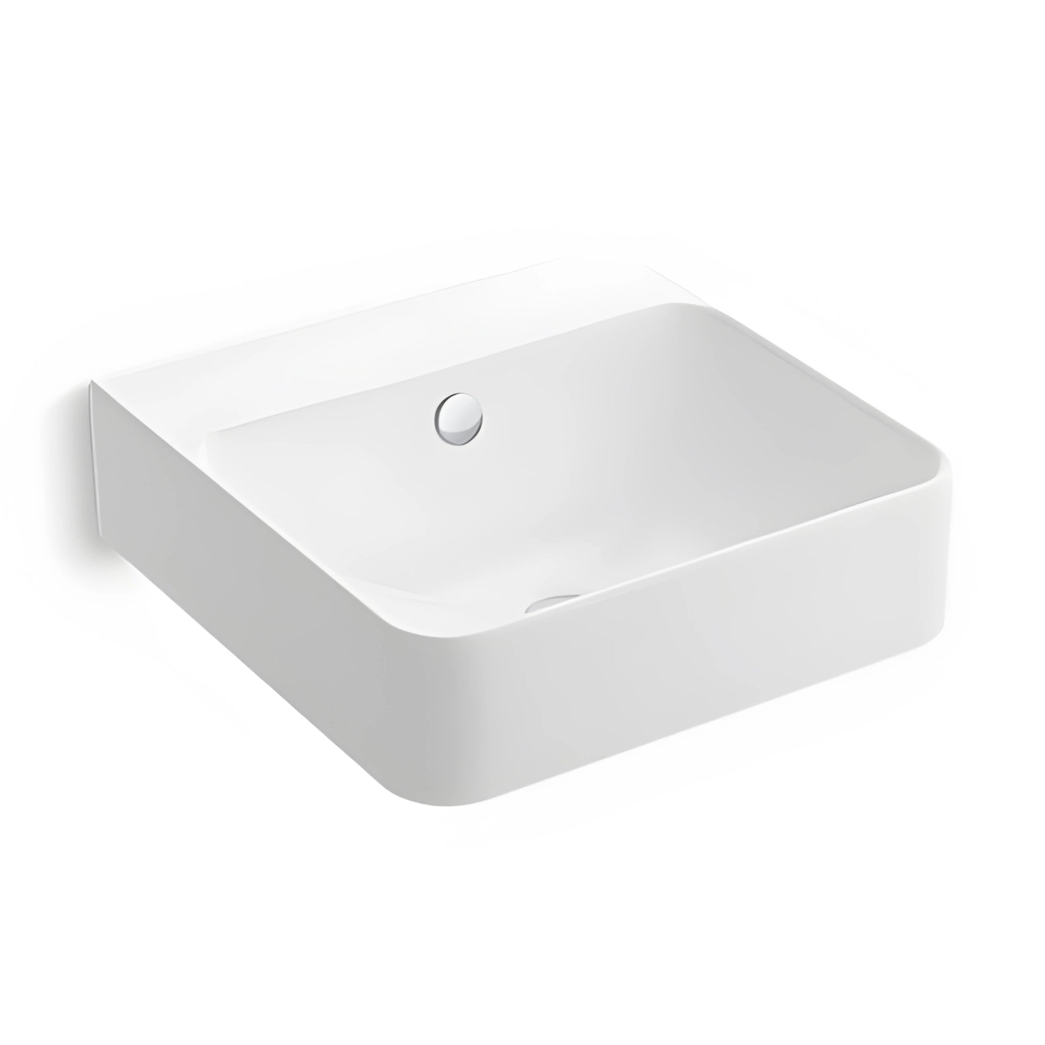 KOHLER FOREFRONT WALL HUNG BASIN WHITE 450MM