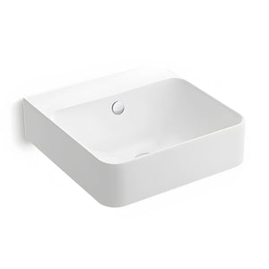KOHLER FOREFRONT WALL HUNG BASIN WHITE 450MM