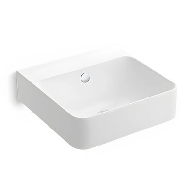 KOHLER FOREFRONT WALL HUNG BASIN WHITE 450MM