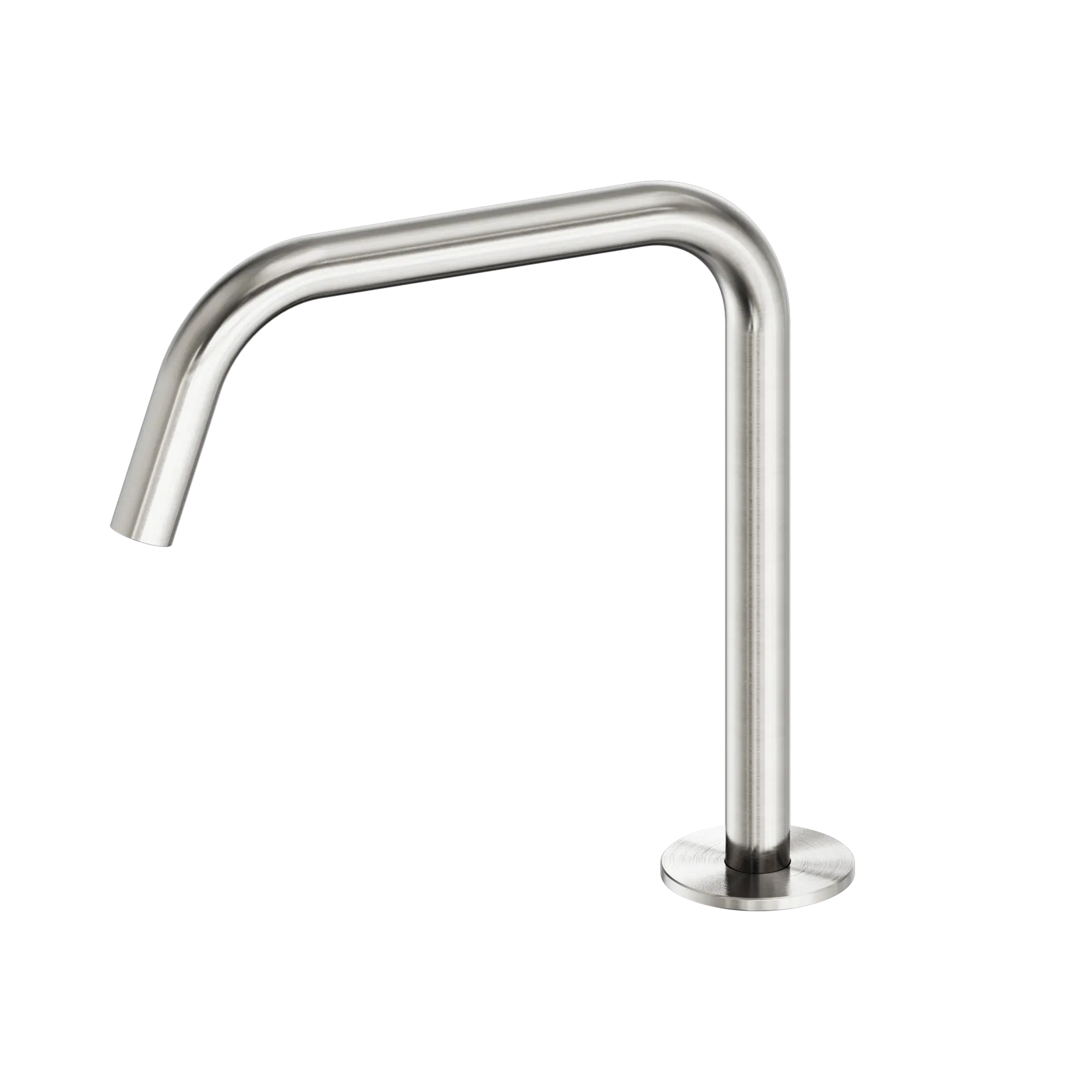NERO SERENITY BATH/KITCHEN EDGE SPOUT II 247MM BRUSHED NICKEL
