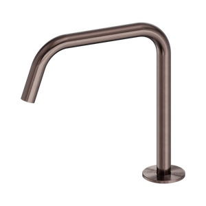 NERO SERENITY BATH/KITCHEN EDGE SPOUT II 247MM BRUSHED BRONZE