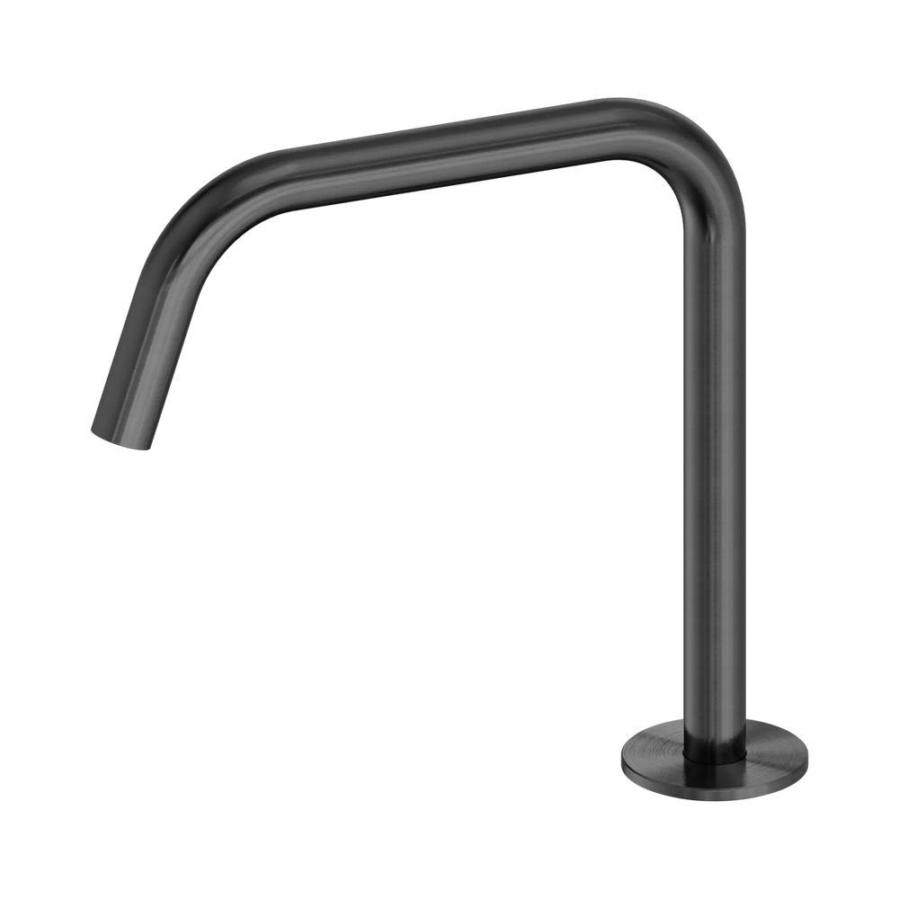 NERO SERENITY BATH/KITCHEN EDGE SPOUT II 247MM GUN METAL