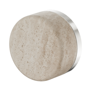 NERO SERENITY PROGRESSIVE SHOWER MIXER WITH ROME TRAVERTINE HANDLE BRUSHED NICKEL