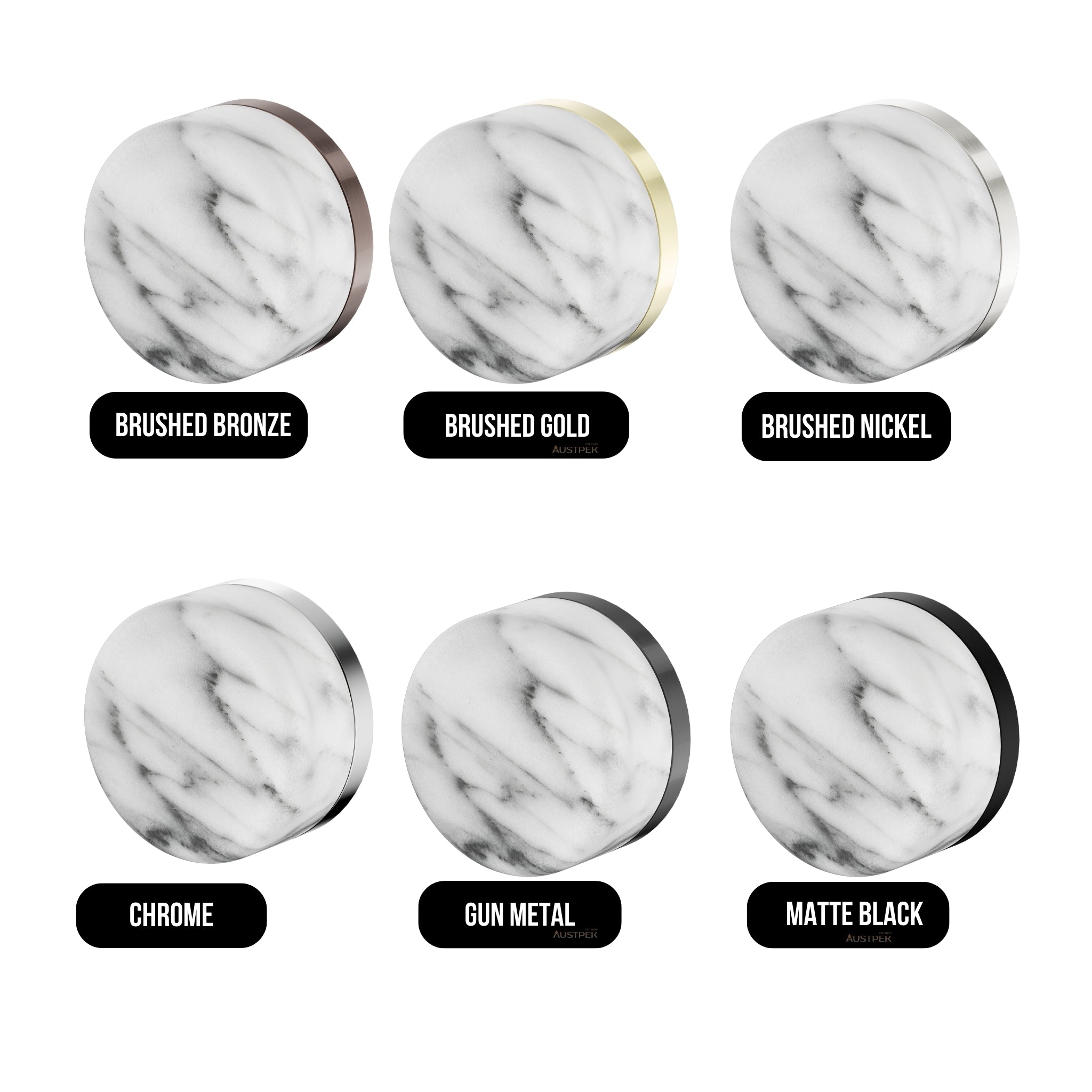 NERO SERENITY PROGRESSIVE SHOWER MIXER WITH ARABESCATO CORCHIA HANDLE GUN METAL