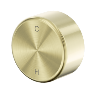 NERO SERENITY PROGRESSIVE SHOWER MIXER WITH METAL HANDLE BRUSHED GOLD