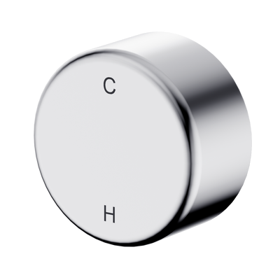 NERO SERENITY PROGRESSIVE SHOWER MIXER WITH METAL HANDLE CHROME