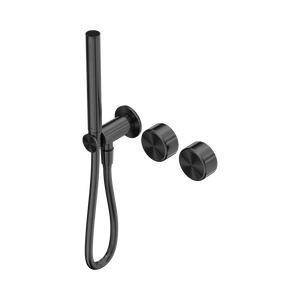 NERO SERENITY PROGRESSIVE SHOWER SYSTEM WITH METAL HANDLE AND SLIM SHOWER GUN METAL