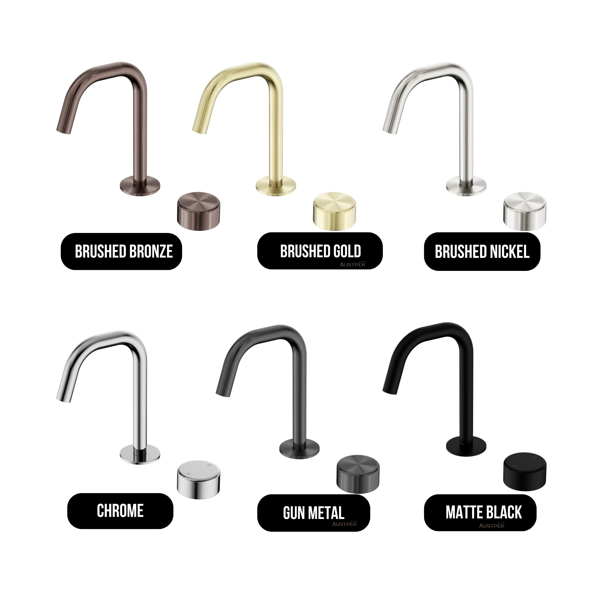 NERO SERENITY PROGRESSIVE BASIN MIXER EDGE SPOUT WITH METAL HANDLE 210MM CHROME