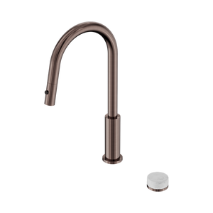 NERO SERENITY PROGRESSIVE PULL OUT KITCHEN SET WITH CARRARA HANDLE 433MM BRUSHED BRONZE