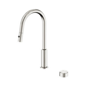 NERO SERENITY PROGRESSIVE PULL OUT KITCHEN SET WITH METAL HANDLE 433MM BRUSHED NICKEL