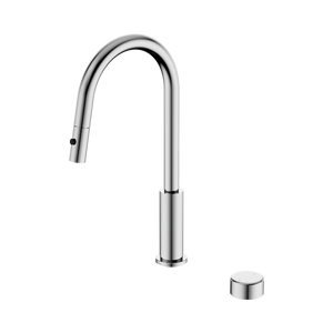 NERO SERENITY PROGRESSIVE PULL OUT KITCHEN SET WITH METAL HANDLE 433MM CHROME