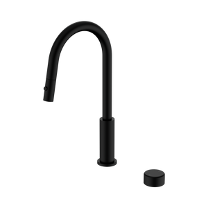 NERO SERENITY PROGRESSIVE PULL OUT KITCHEN SET WITH METAL HANDLE 433MM MATTE BLACK