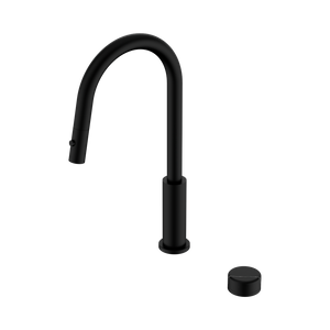 NERO SERENITY PROGRESSIVE PULL OUT KITCHEN SET WITH MARQUINA BLACK HANDLE 433MM MATTE BLACK