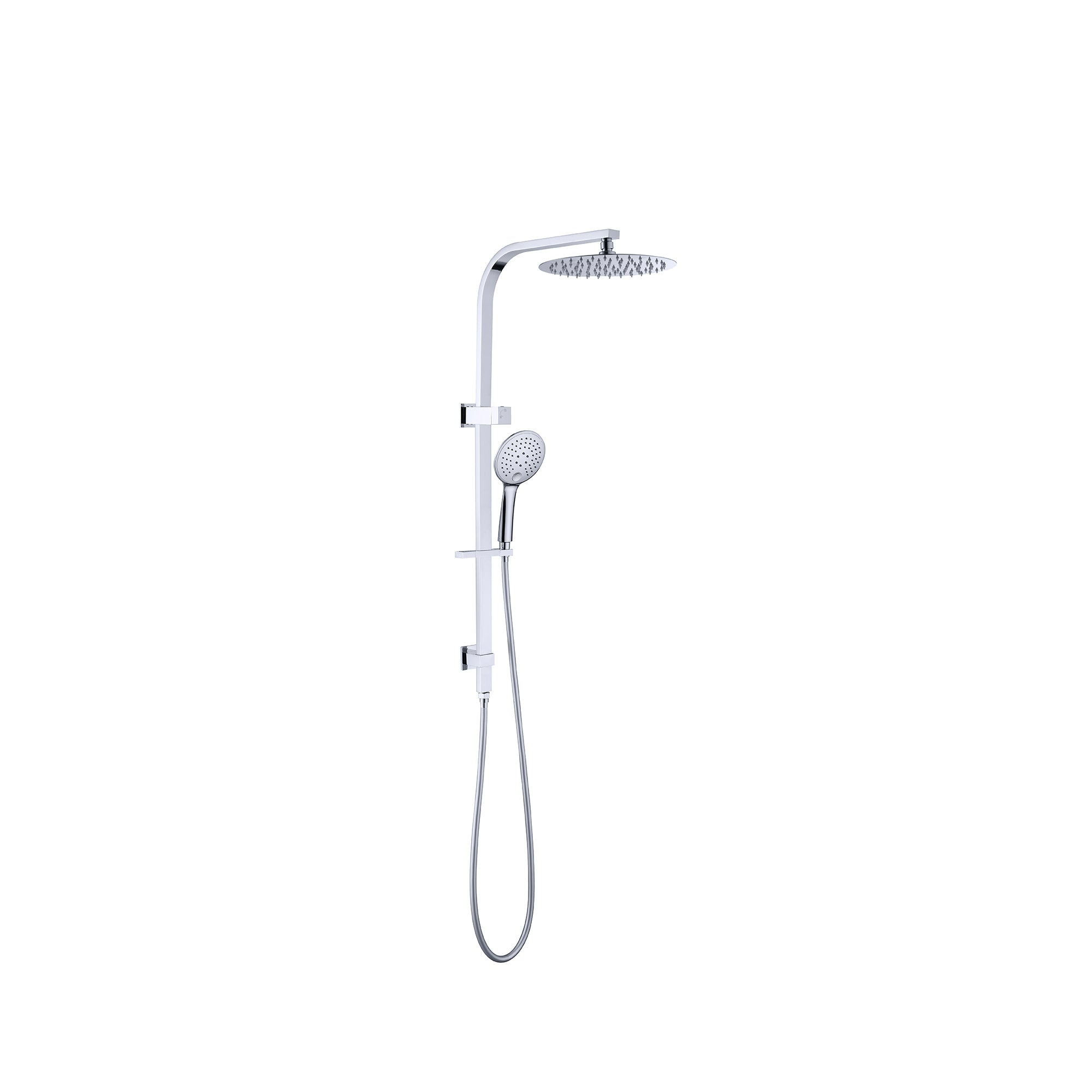 NERO BIANCA TWIN SHOWER CHROME