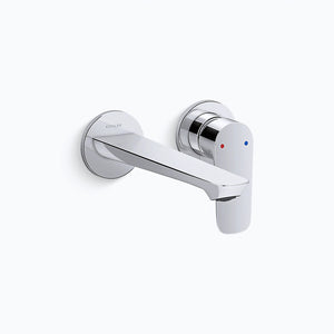 KOHLER ALEO-S WALL BASIN MIXER FULL KIT 218MM CHROME