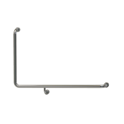 OLIVERI HOLDFAST 90 DEGREE GRAB RAIL 960MM STAINLESS STEEL (AVAILABLE IN LEFT AND RIGHT HAND RAIL)