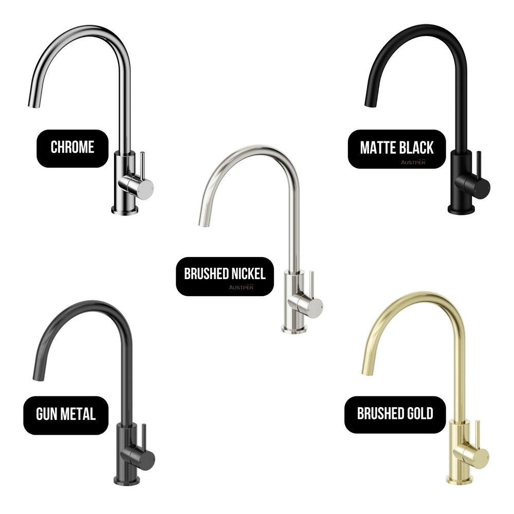 NERO DOLCE II SINK MIXER 375MM BRUSHED GOLD