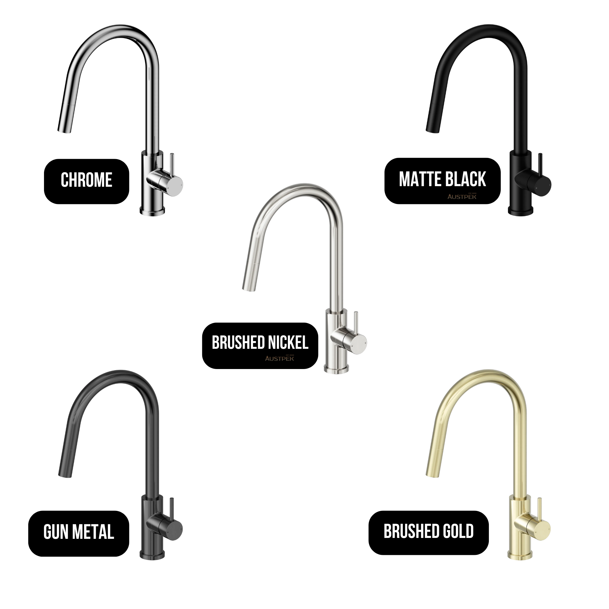 NERO DOLCE II PULL OUT SINK MIXER 427MM CHROME