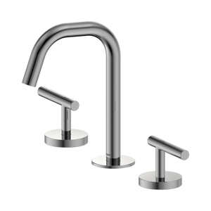NERO MECCA LEVER BASIN SET EDGE SPOUT CHROME