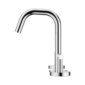 NERO MECCA LEVER BASIN SET EDGE SPOUT CHROME