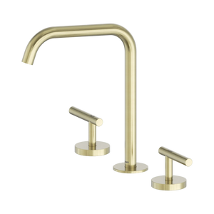 NERO MECCA LEVER BATH/KITCHEN SET EDGE SPOUT BRUSHED GOLD