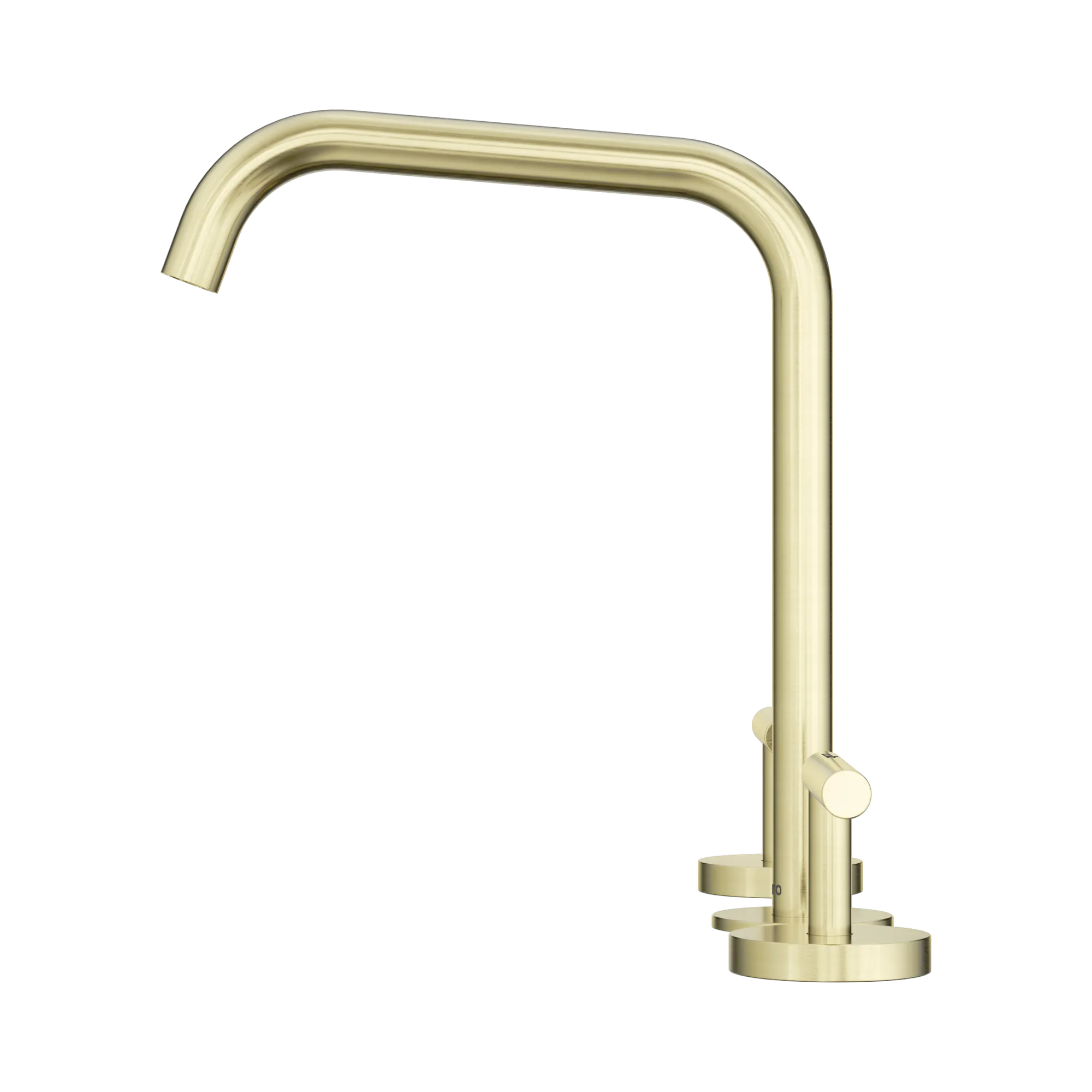 NERO MECCA LEVER BATH/KITCHEN SET EDGE SPOUT BRUSHED GOLD