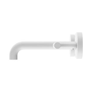 NERO MECCA LEVER WALL BASIN/BATH SET 160MM SPOUT MATTE WHITE