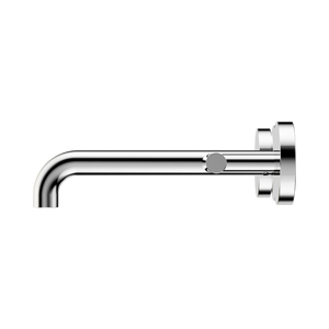 NERO MECCA LEVER WALL BASIN/BATH SET 185MM SPOUT CHROME